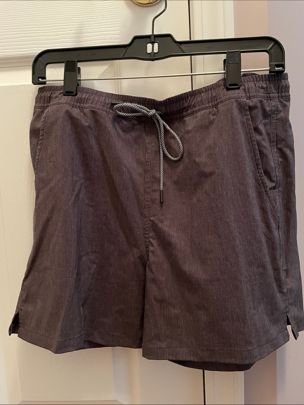 Athleta Brown Striped 5" Board Short